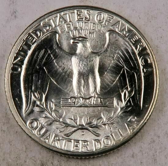 1944-D Washington Quarter ~ Gem BU ~ 90% Silver ~ 1 Coin
