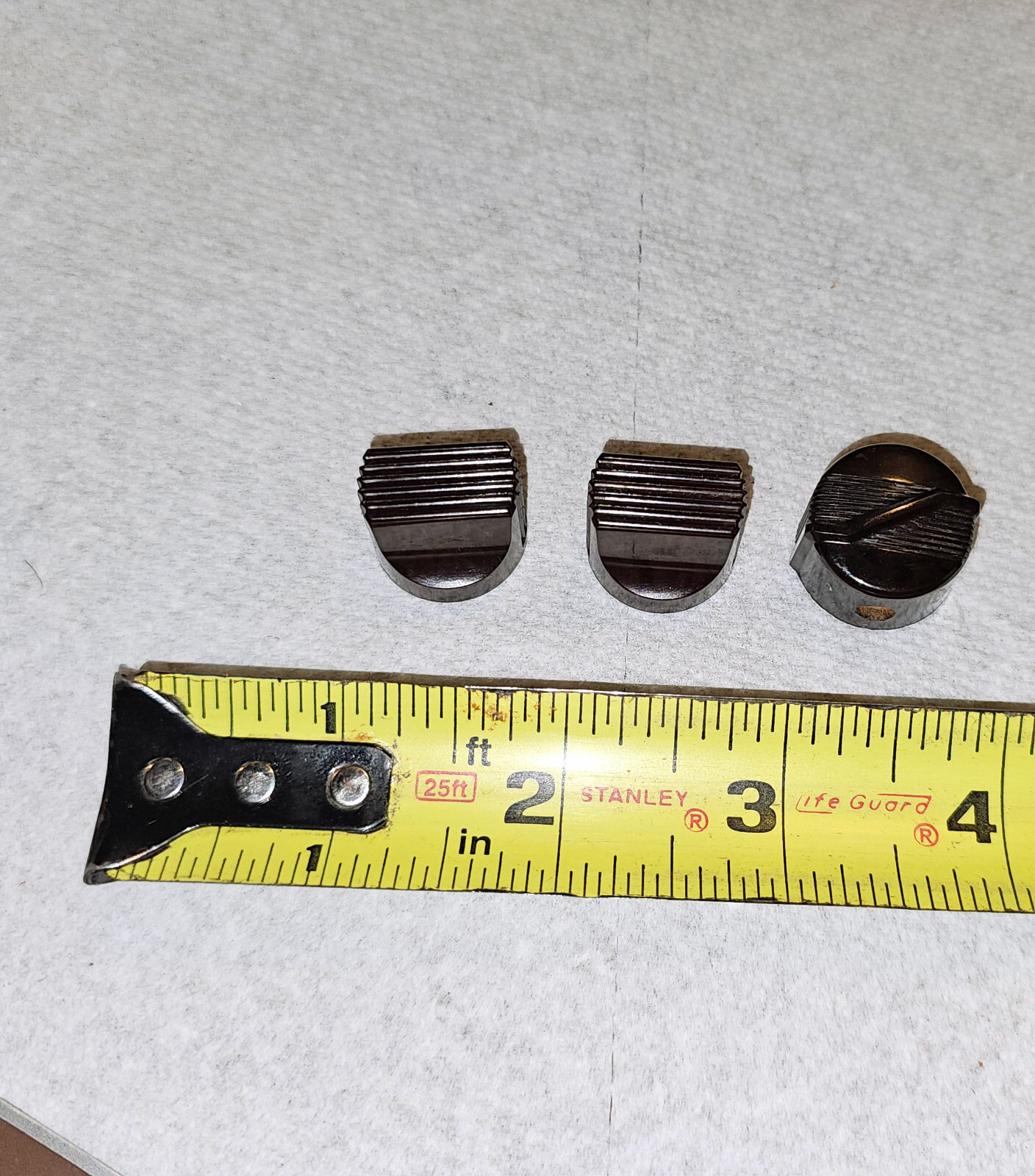 3 Knobs - Capitol Phonograph Turntable Model U14 - Brown Bakelite