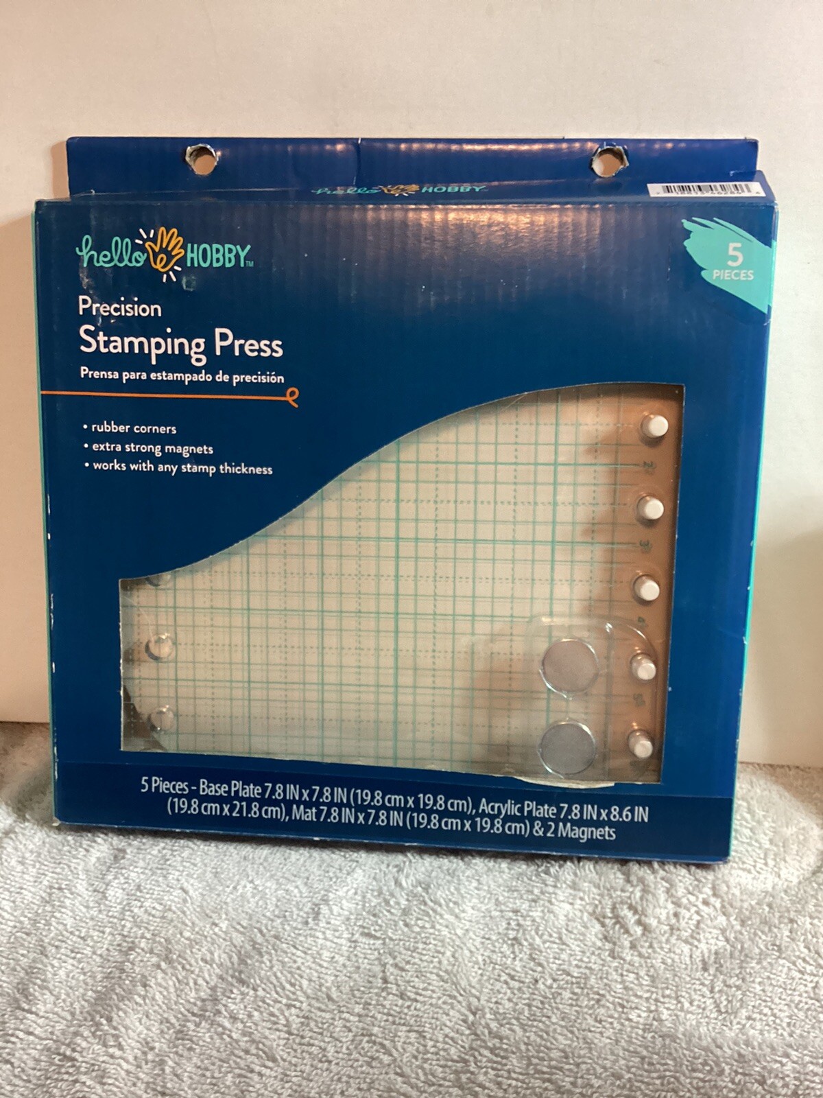 Hello Hobby Precision Stamping Press 5 Piece Great Christmas Gift For Crafter