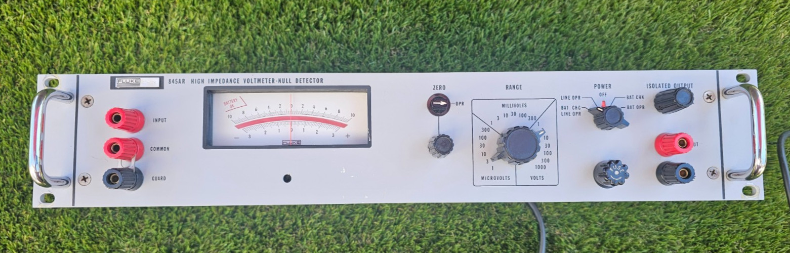 Fluke 845AR High Impedance Voltmeter - Null Detector