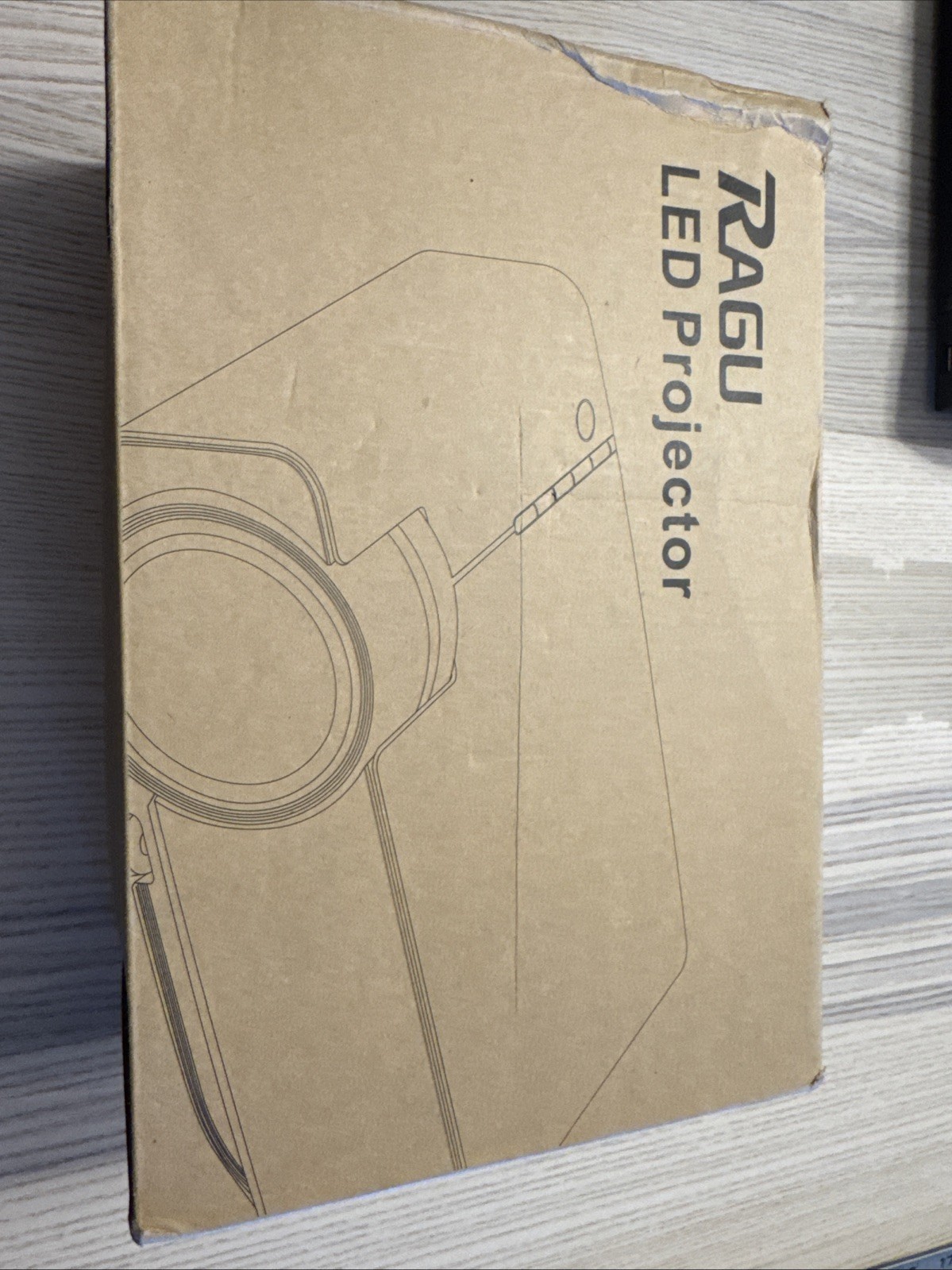 Home Theater in Original Box with Remote,  Ragu LED Projector 1080P Mini