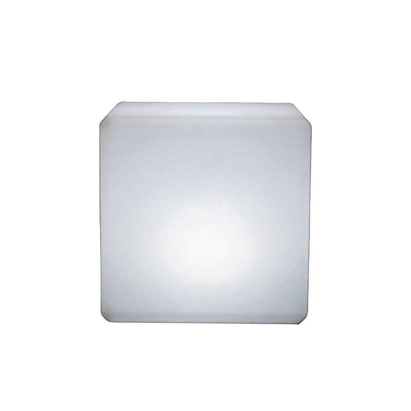 16" Assorted Light Up Cube Stool Cordless LED Furniture Party Events Decorations