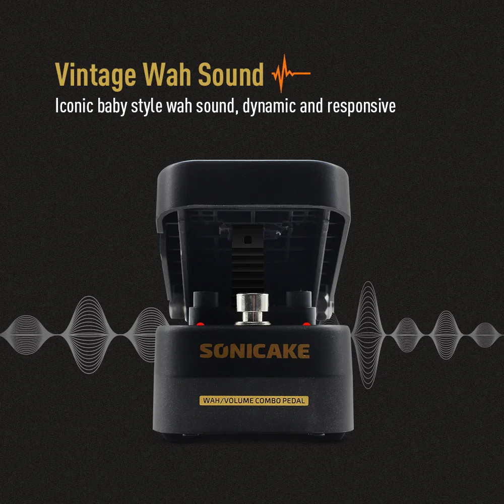 SONICAKE VolWah Mini Active Volume & Wah Expression Pedal QEP-01
