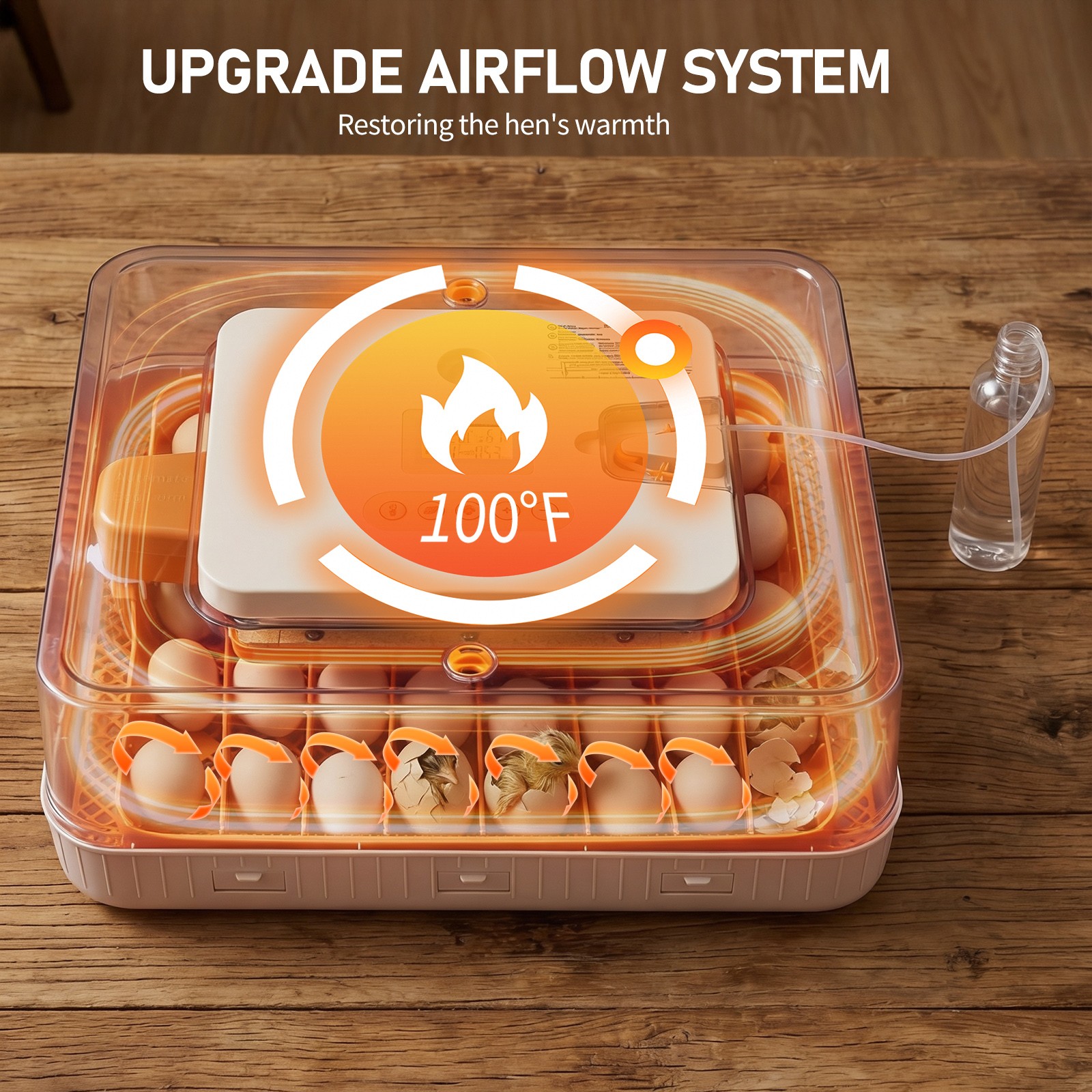 56 Egg Incubators for Hatching Eggs w/ Automatic Turning Temp & Humidity Control