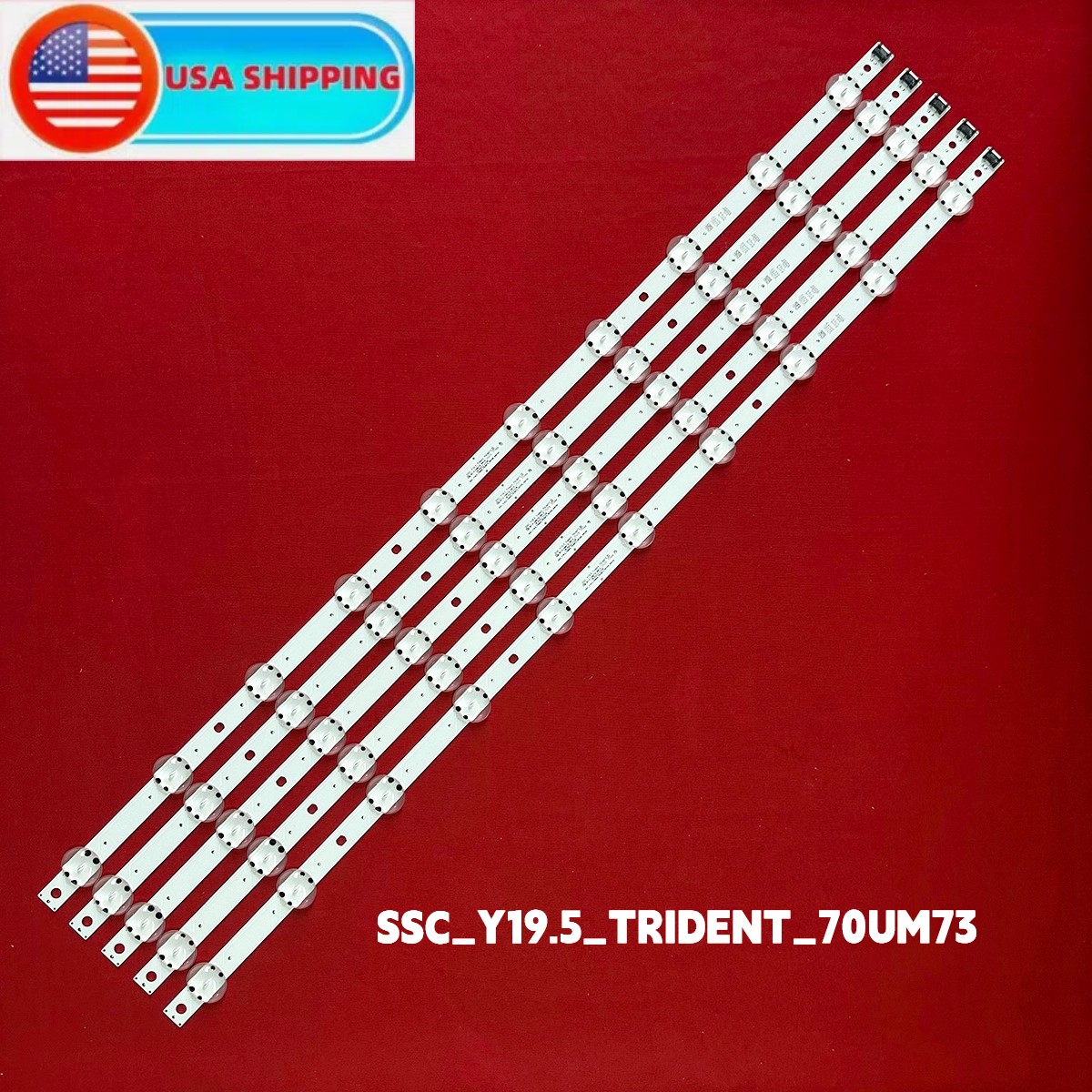 LG 70UN6950ZUA LED Backlight. SSC_Y19.5_TRIDENT_70UM73 (SET of 5)