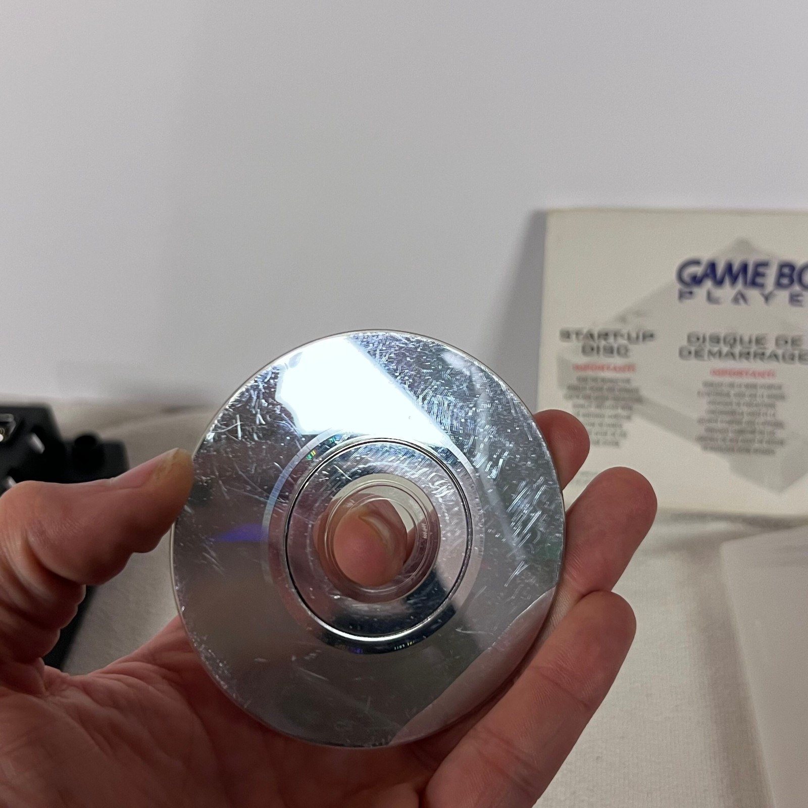 Nintendo GameCube Game Boy Player Attachment with Start-up Disc Tested + Game