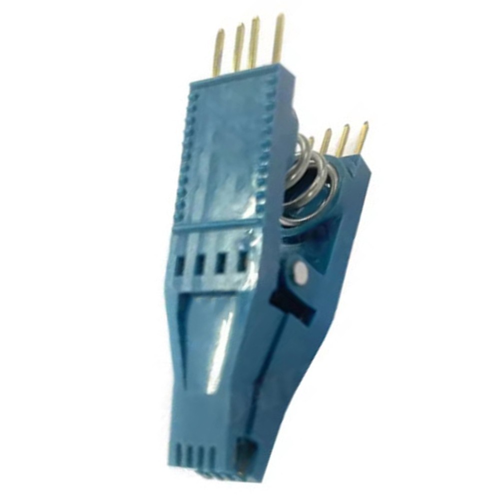 Gold Plated 8 Pin Test Clip Spring Hold for Online Chip Programming Tasks