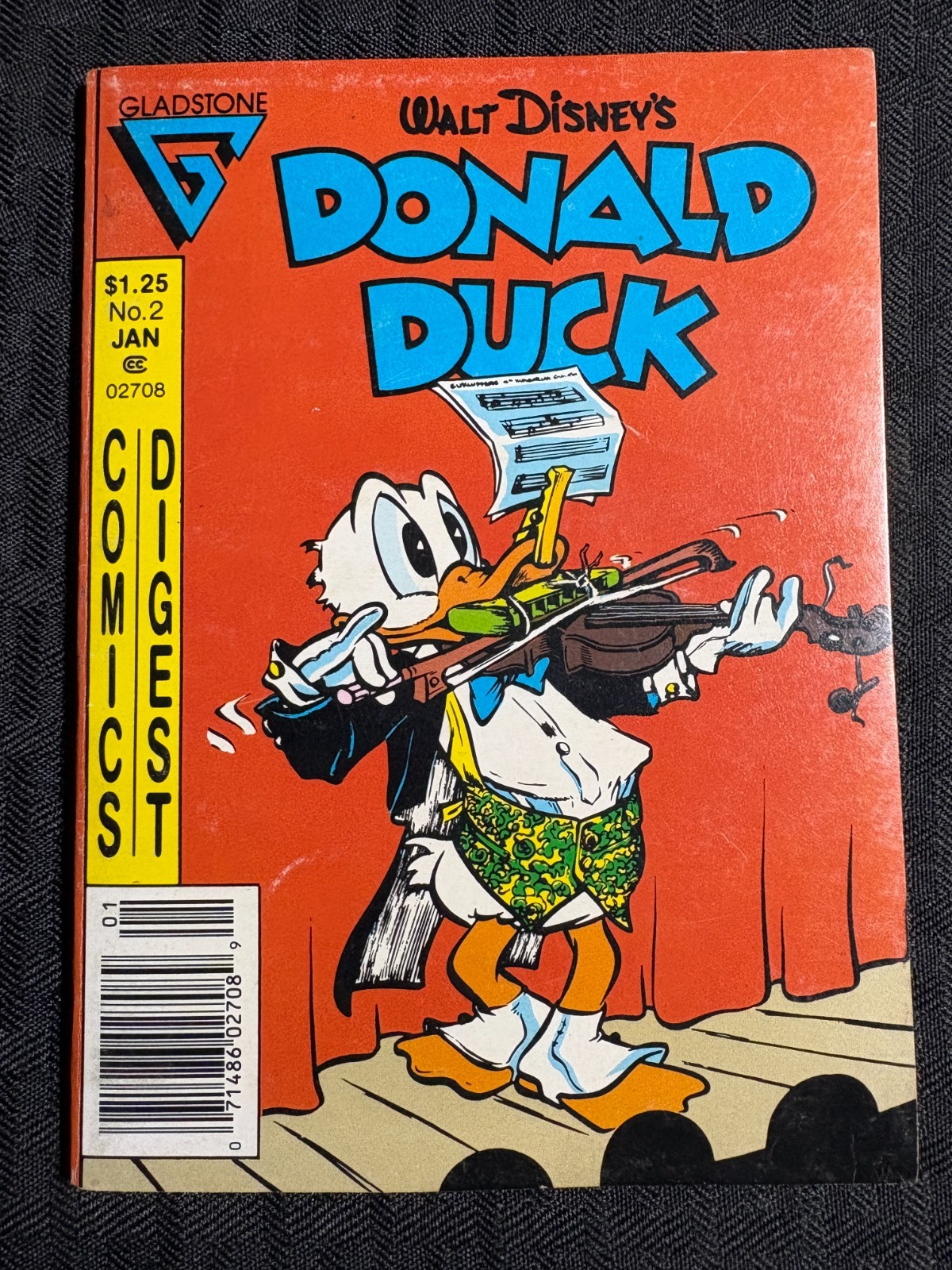 1987 Walt Disney DONALD DUCK Gemstone Comics Digest #2 FN 6.0 Carl Barks