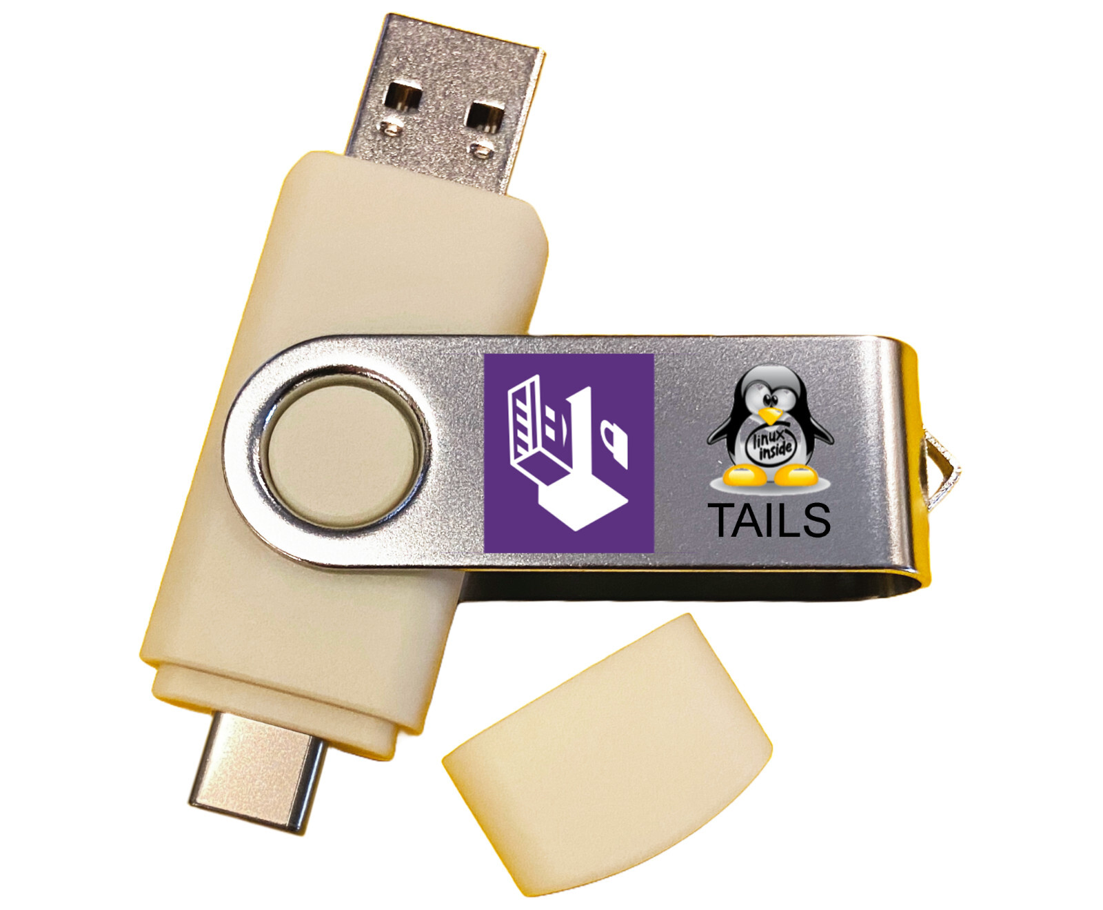 Linux Tails OS Anonymous Internet Access Bootable Install USB Thumb Drive Stick