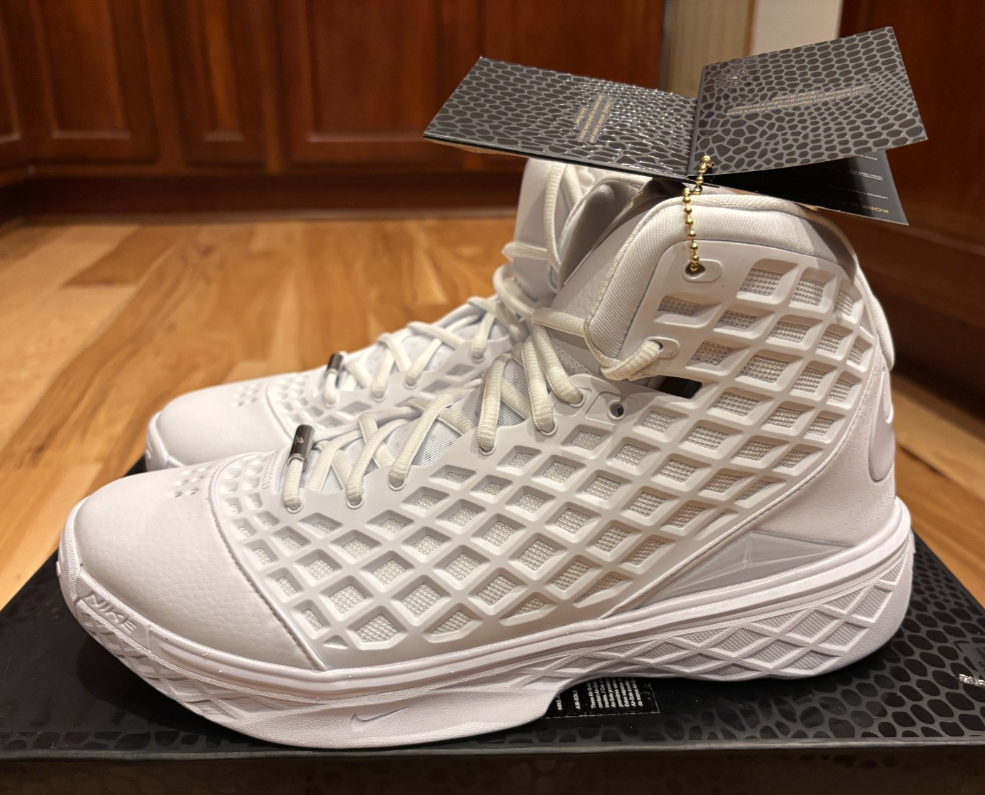 Nike Kobe III Protro Triple White HM4351 100 Size 11 FULL BOX