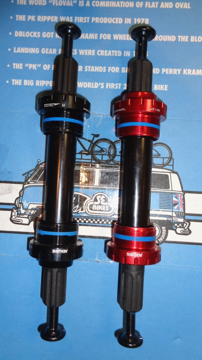 SE RACING BIKES Fat Ripper / Quad complete BB Euro with 8 x 19mm x 200mm Axle