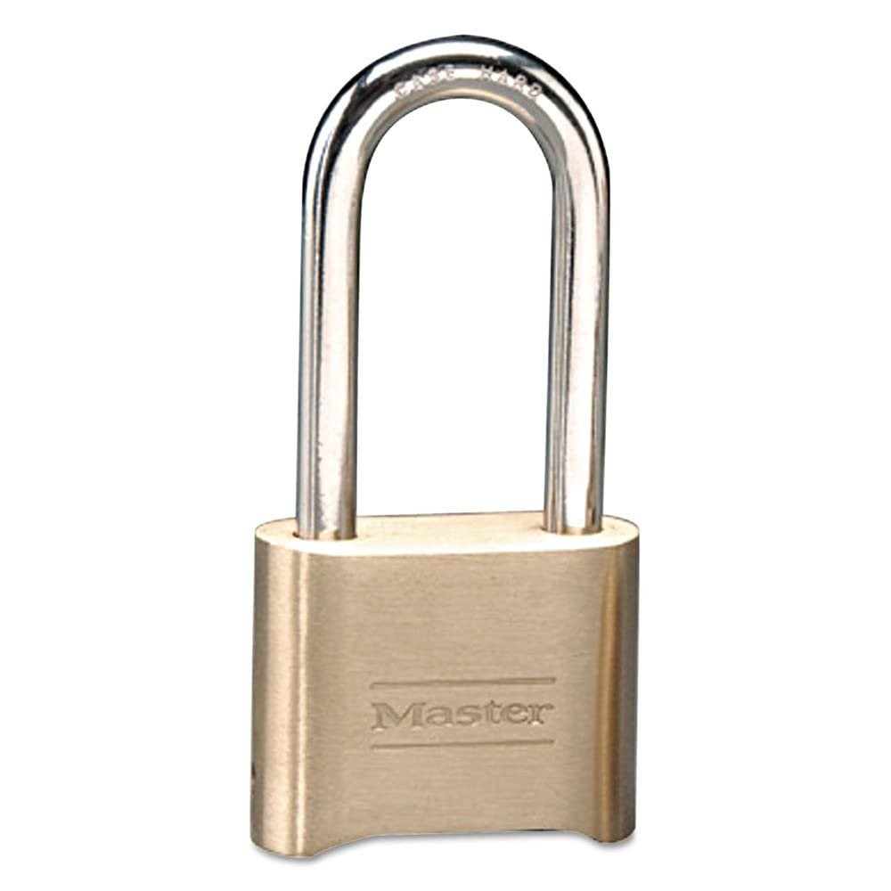 Master Lock Resettable Combination Padlock, Brass, 2 inch Wide, Brass Color,...