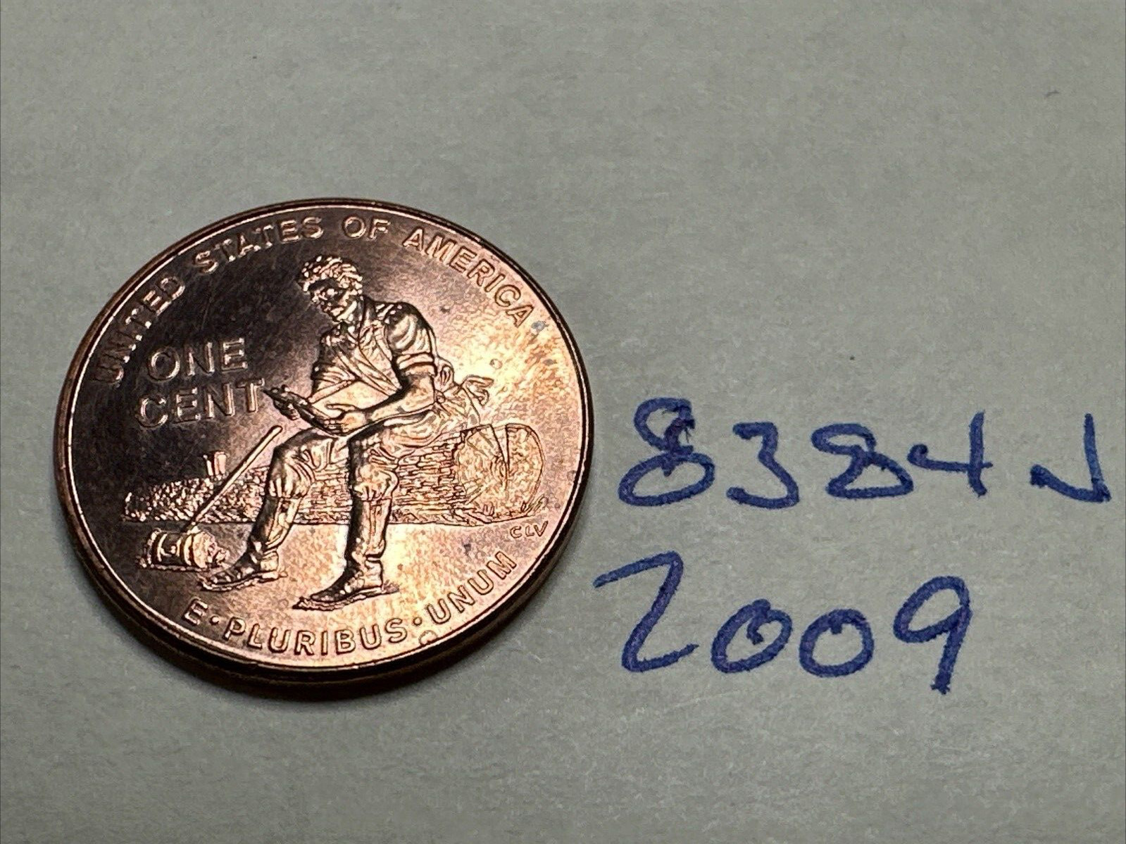 2009 P Lincoln Bicentennial Cent "Formative Years" 8384N