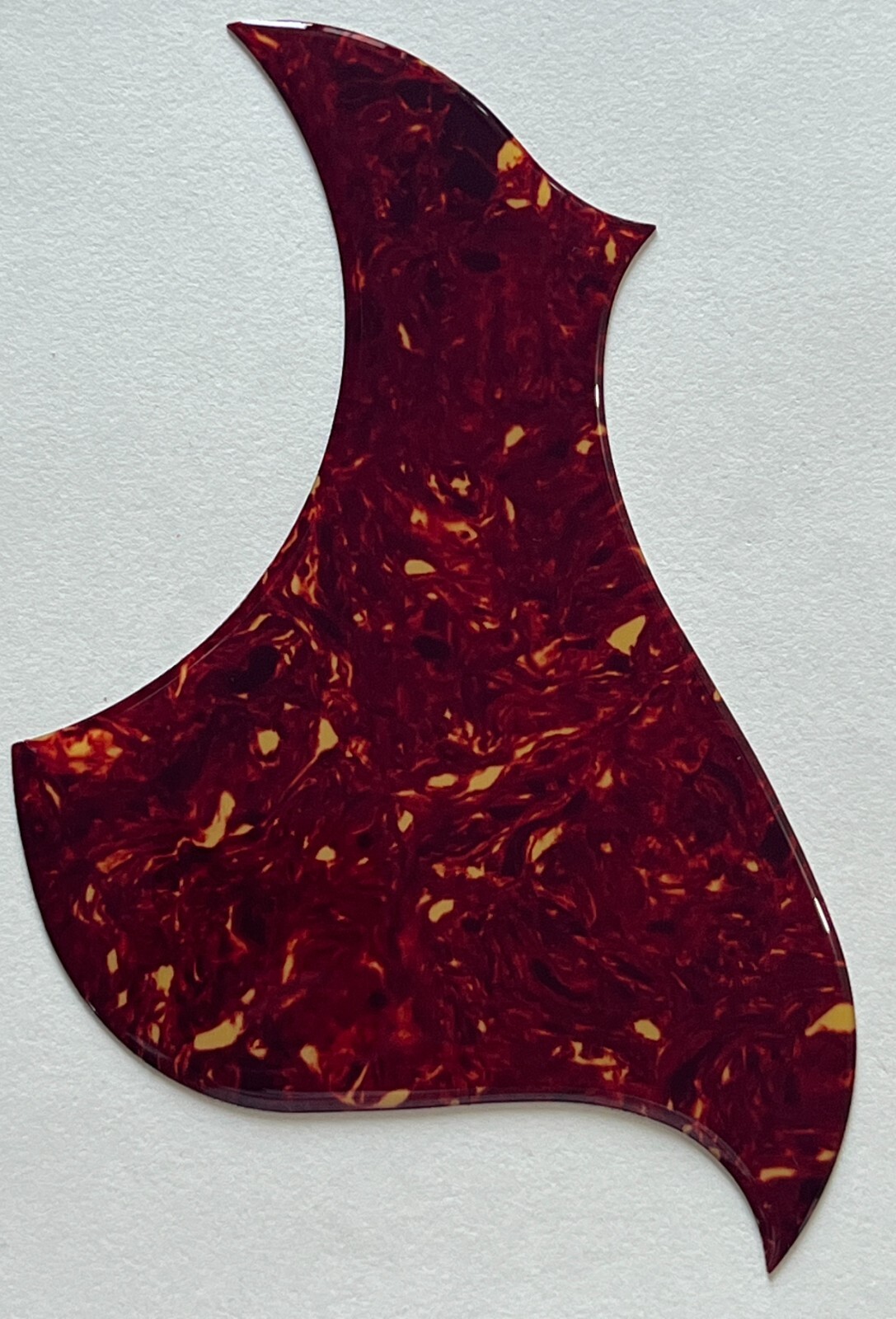 Crystal Red Pickguard Fit Gibson Songwriter Self Adhesive Acoustic Guitar Part