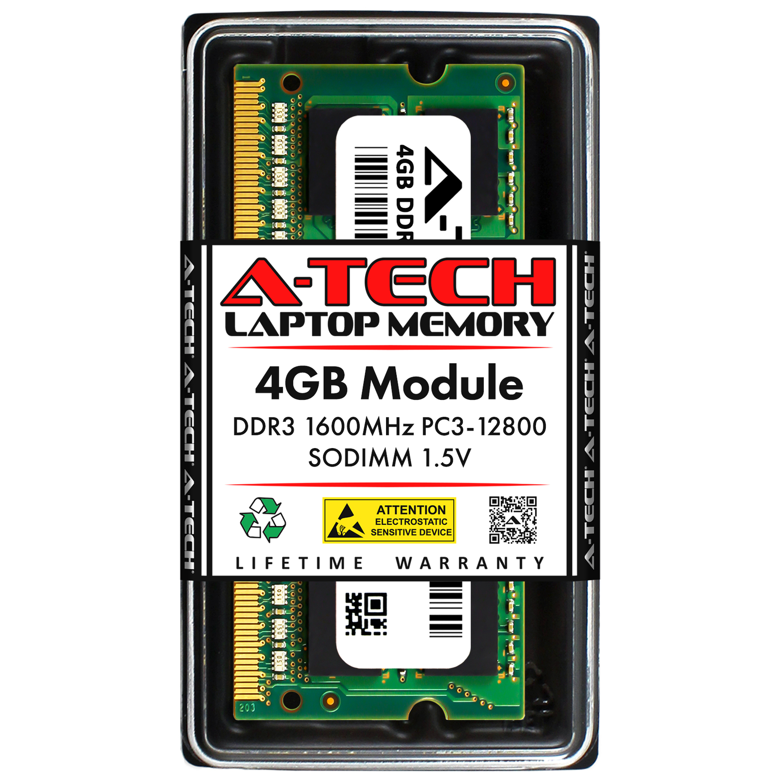 4GB PC3-12800S DynaBook Tecra R850-117 R850-11H R850-11M R850-SP5135L Memory RAM