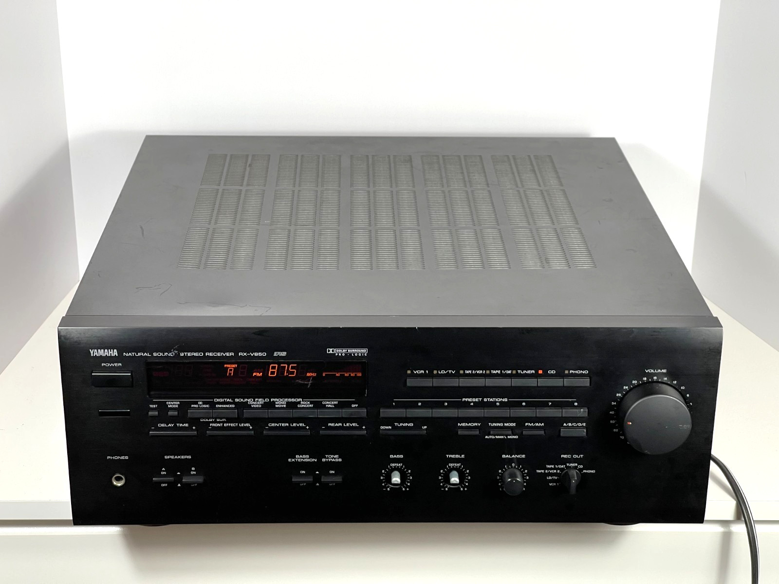 Vintage Yamaha RX-V850 Natural Sound Stereo Receiver - Tested, Works Great!