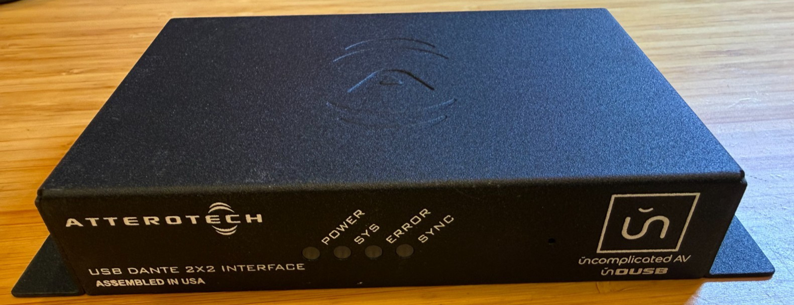 Attero Tech USB Dante 2x2 Interface *** Used Excellent *No Power Supply ***