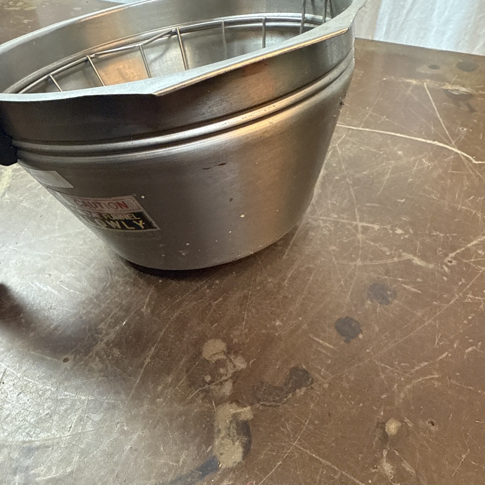 Bunn Stainless Steel Coffee Filter Funnel Brew Basket 8" diameter Commercial RB