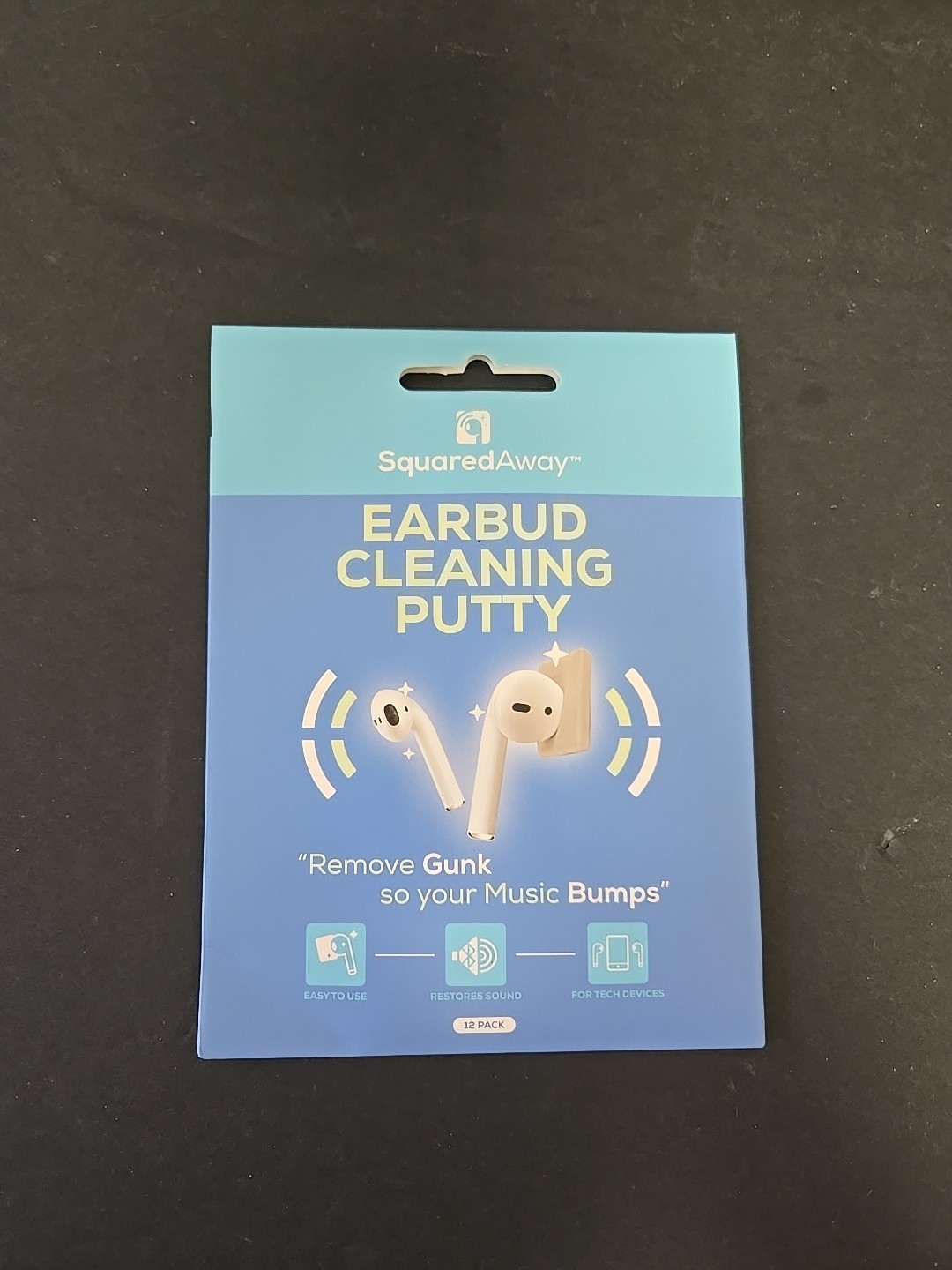 SquaredAway Earbud Cleaning Putty 12PCS Easily Remove Dirt and Earwax
