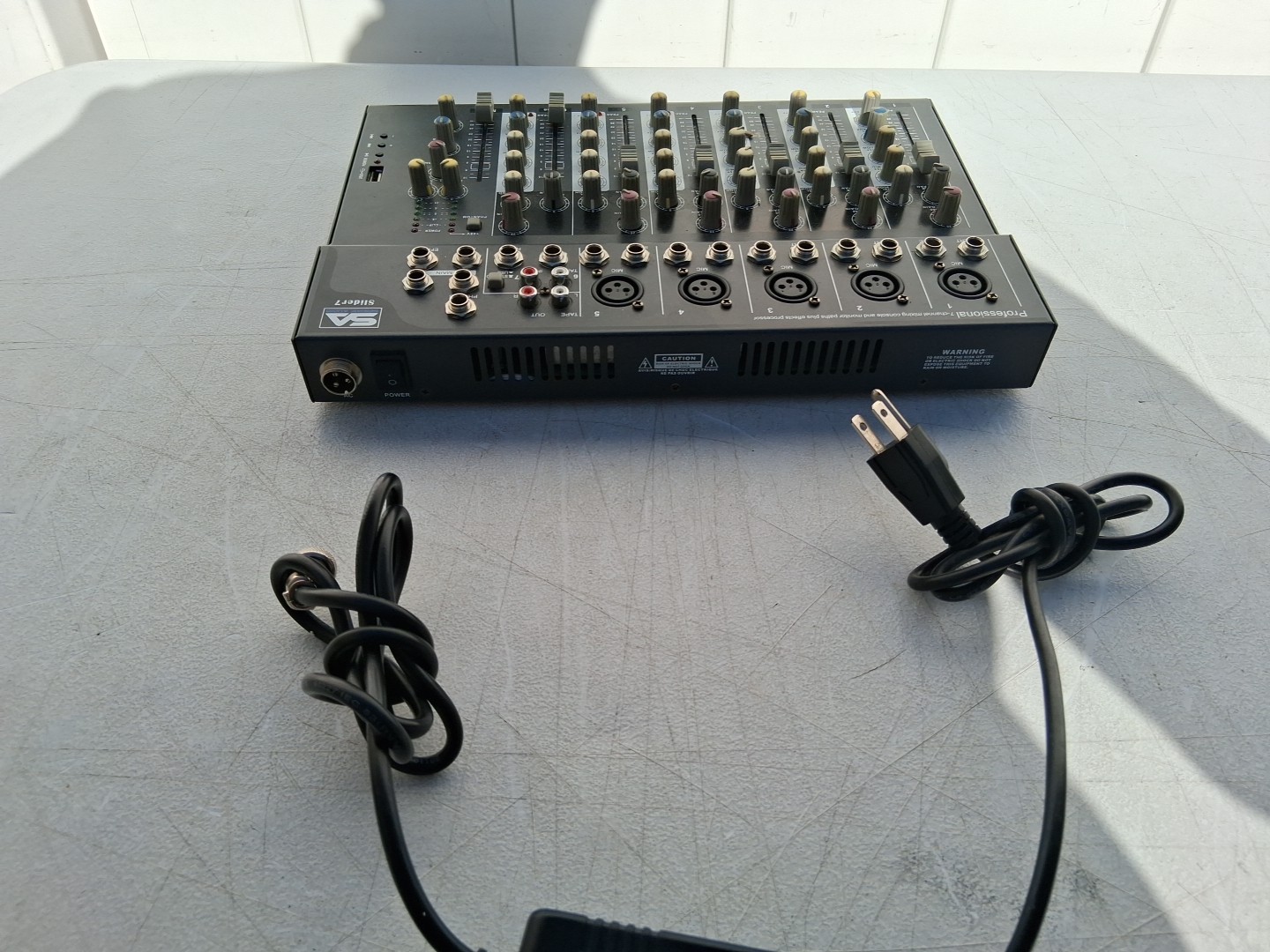 Seismic Audio SA Slider 7 Professional Mixing Console