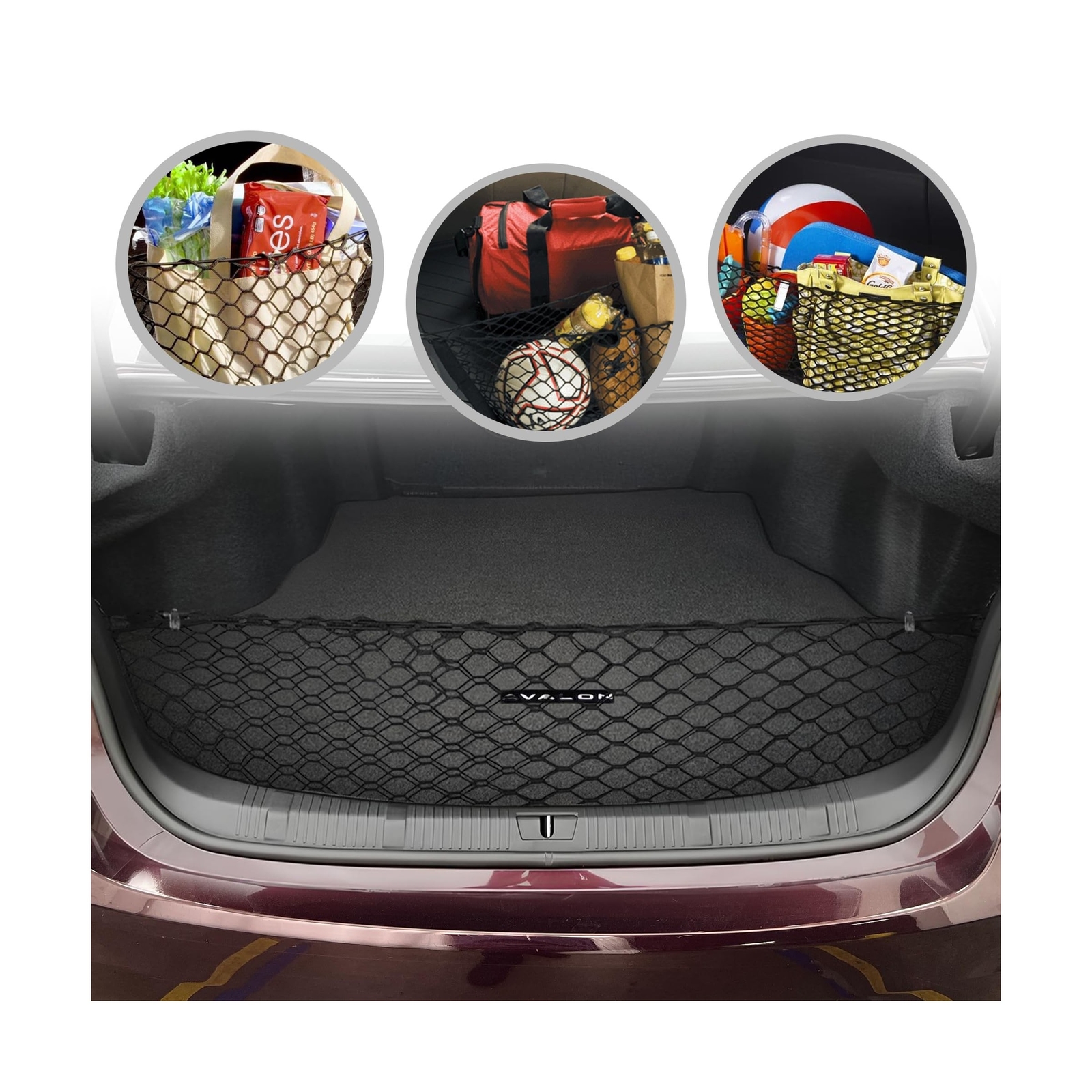 Envelope Style Automotive Elastic Trunk Mesh Cargo Net for Toyota A... Fast Ship