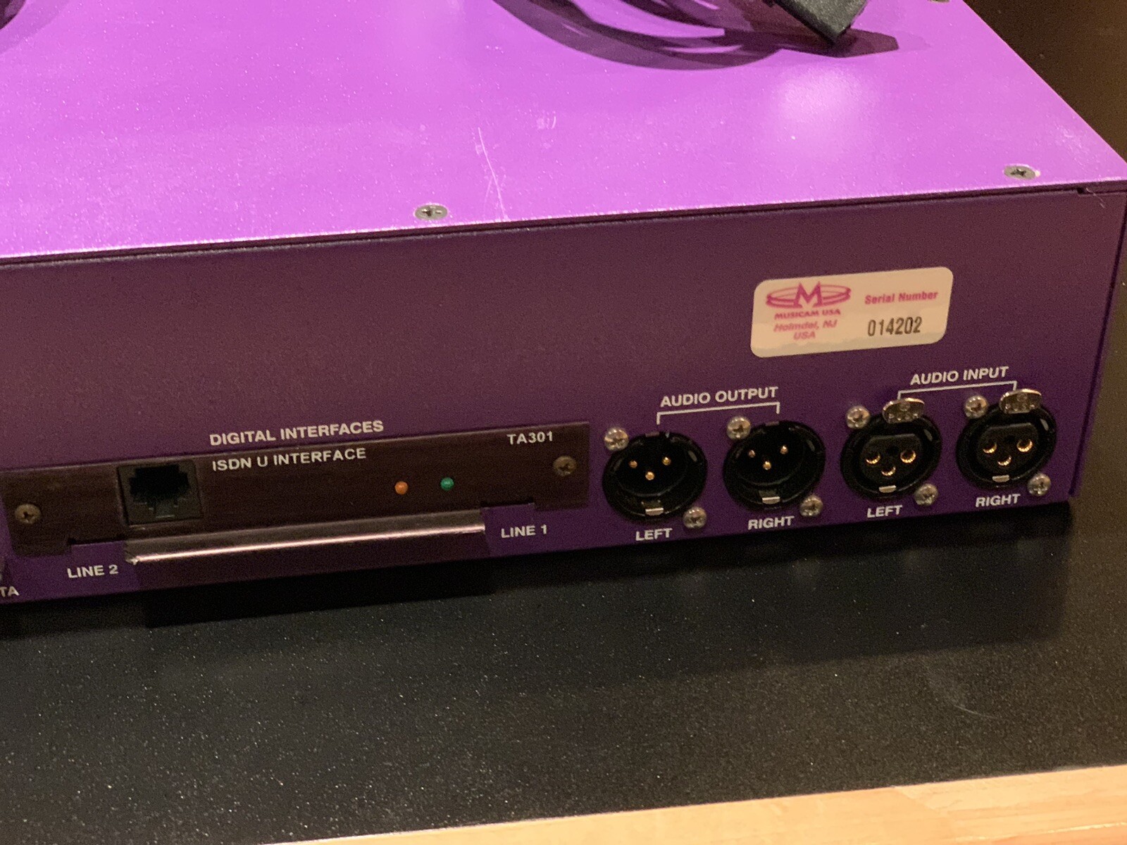 CCS Musicam Prima LT Plus Audio Codec with ISDN S/T Interface card TA301.