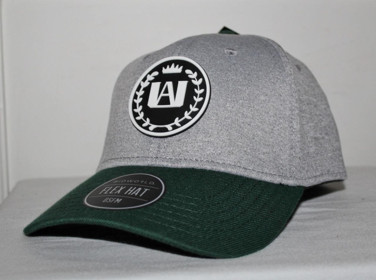 New NWT MY HERO ACADEMIA UA Bioworld Flex Stretch Fitted Baseball Hat Cap *6P