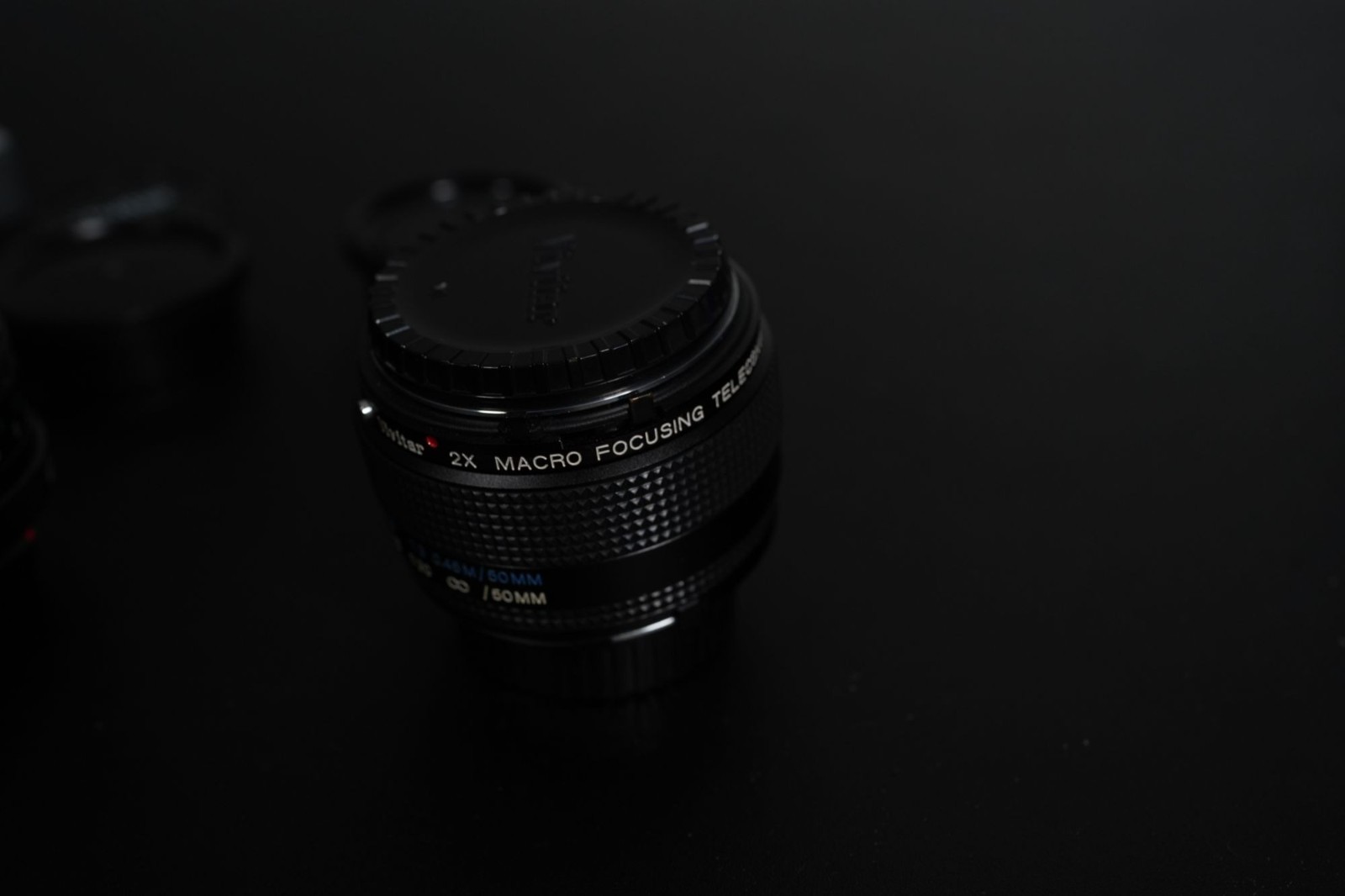 Minolta SRT SC-II Camera With Vivitar Lenses & Caps