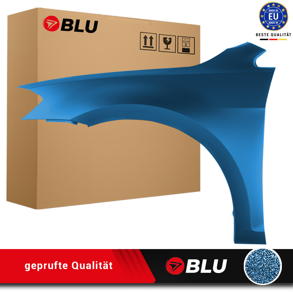 Fender For VW Golf VII 7 LA5J Left Blue 2012-2017 Front Painted New