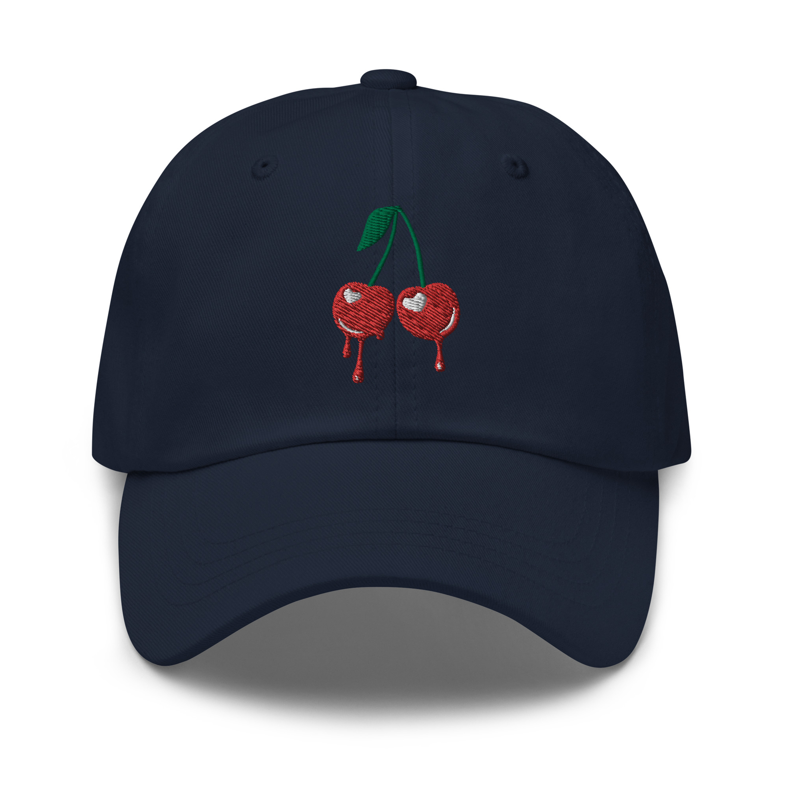 Dripping Cherry Dad hat with Embroidery - Cherry Dad Hat