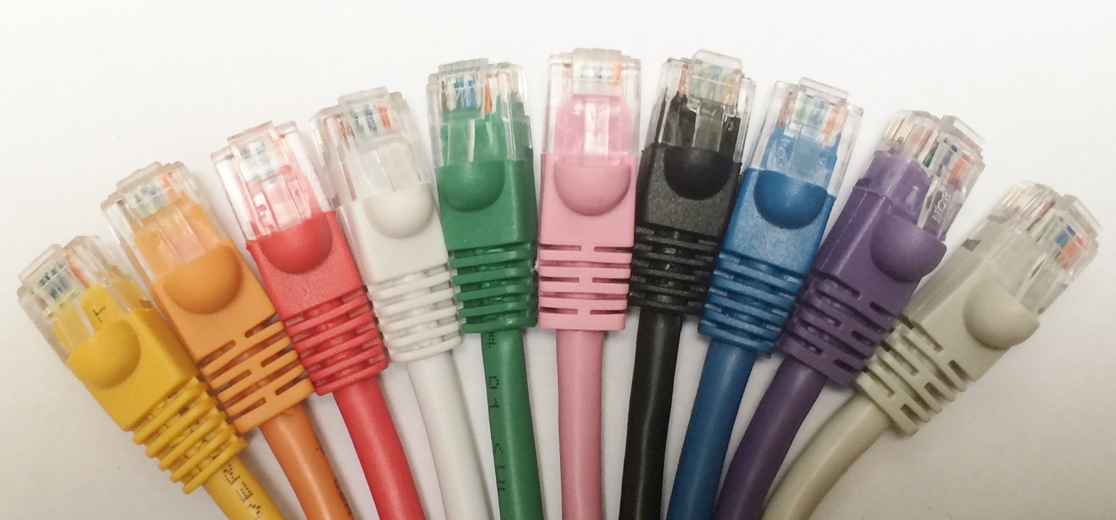 Cat6 1Gbps  1Giga patch cable boots 10ft 15ft 20ft 25ft 30ft 35ft Lot of 1,5,10