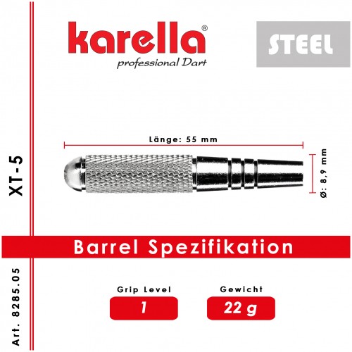 Steeldart Karella XT - Series XT - 5 - 22 G