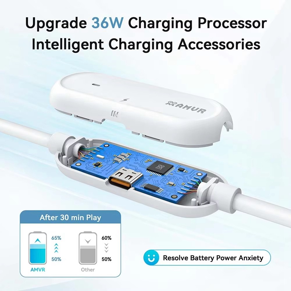 18W Rechargeable VR Link Cable for /3S /2 /Pro Fast Charging Type-C USB6342