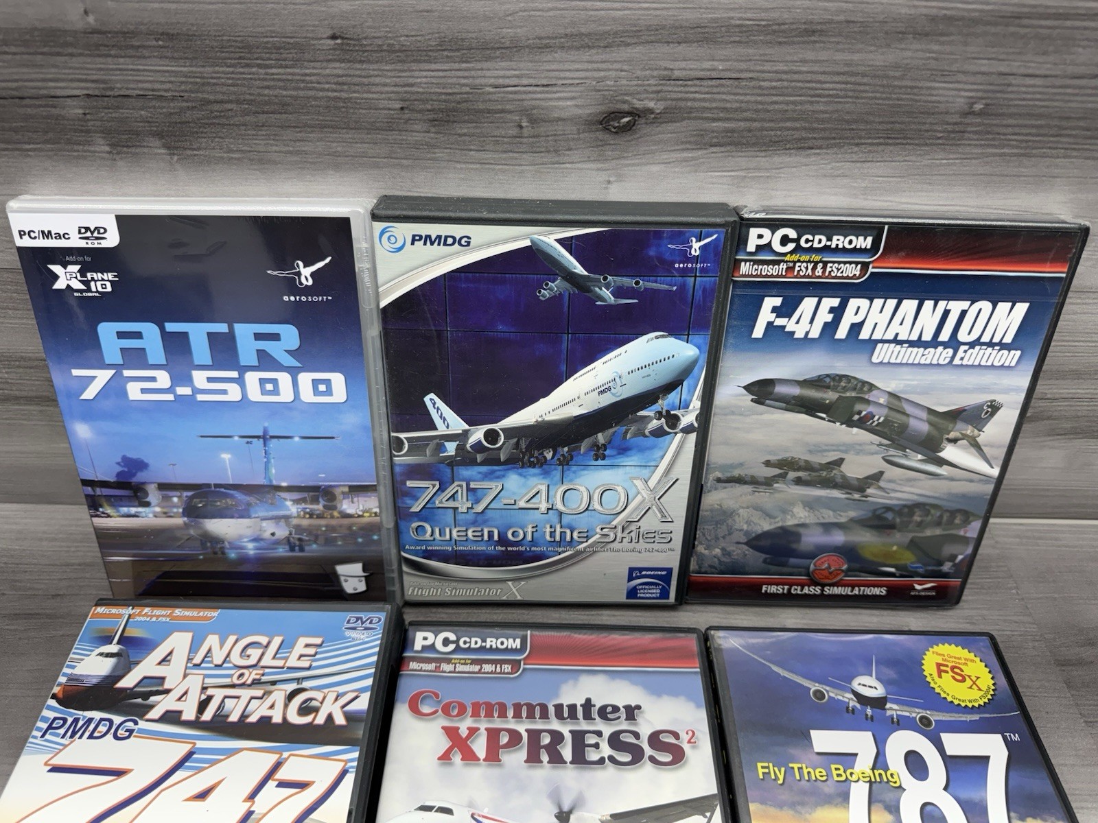 Large Lot Of Flight & Train Simulator Software Add-ons& Aviation Test Prep DVDs