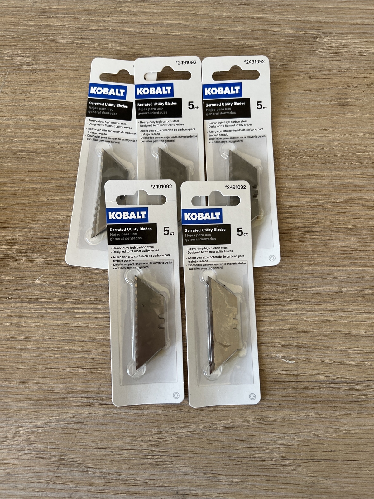 Kobalt  Carbon Steel Utility Razor Blade (5-Packs Of 5 Blades)