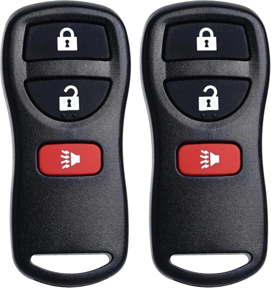 Key Fob Keyless Entry Remote fits Frontier Armada Murano 2-Pack Black