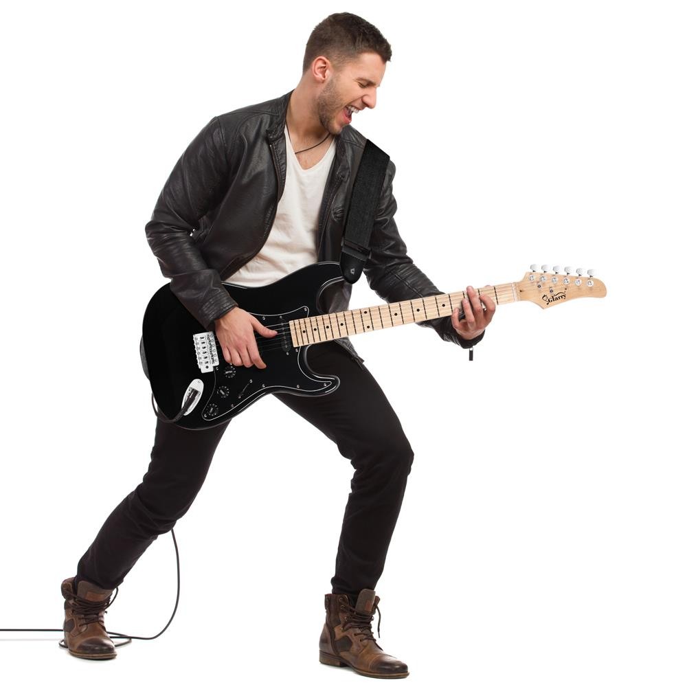 Glarry 39" Full Size Electric Guitar with Amp Case & Accessories Pack Beginner