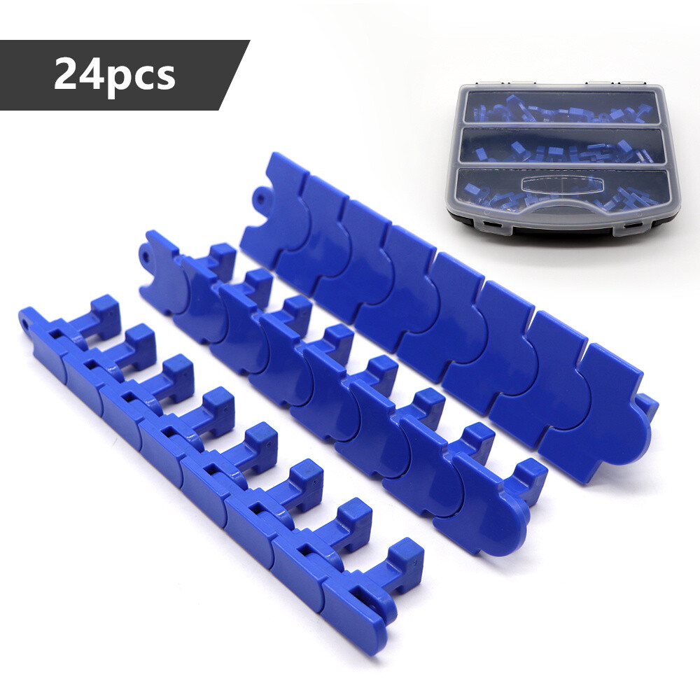 24Pcs Paintless Glue Puller Tabs Auto Car Paintless Dent Repair Removal Tool Kit