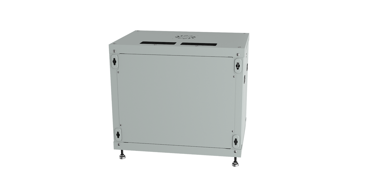 9U Wall Mount Server Rack Data Enclosure Network Cabinet GRAY IT 24" Depth