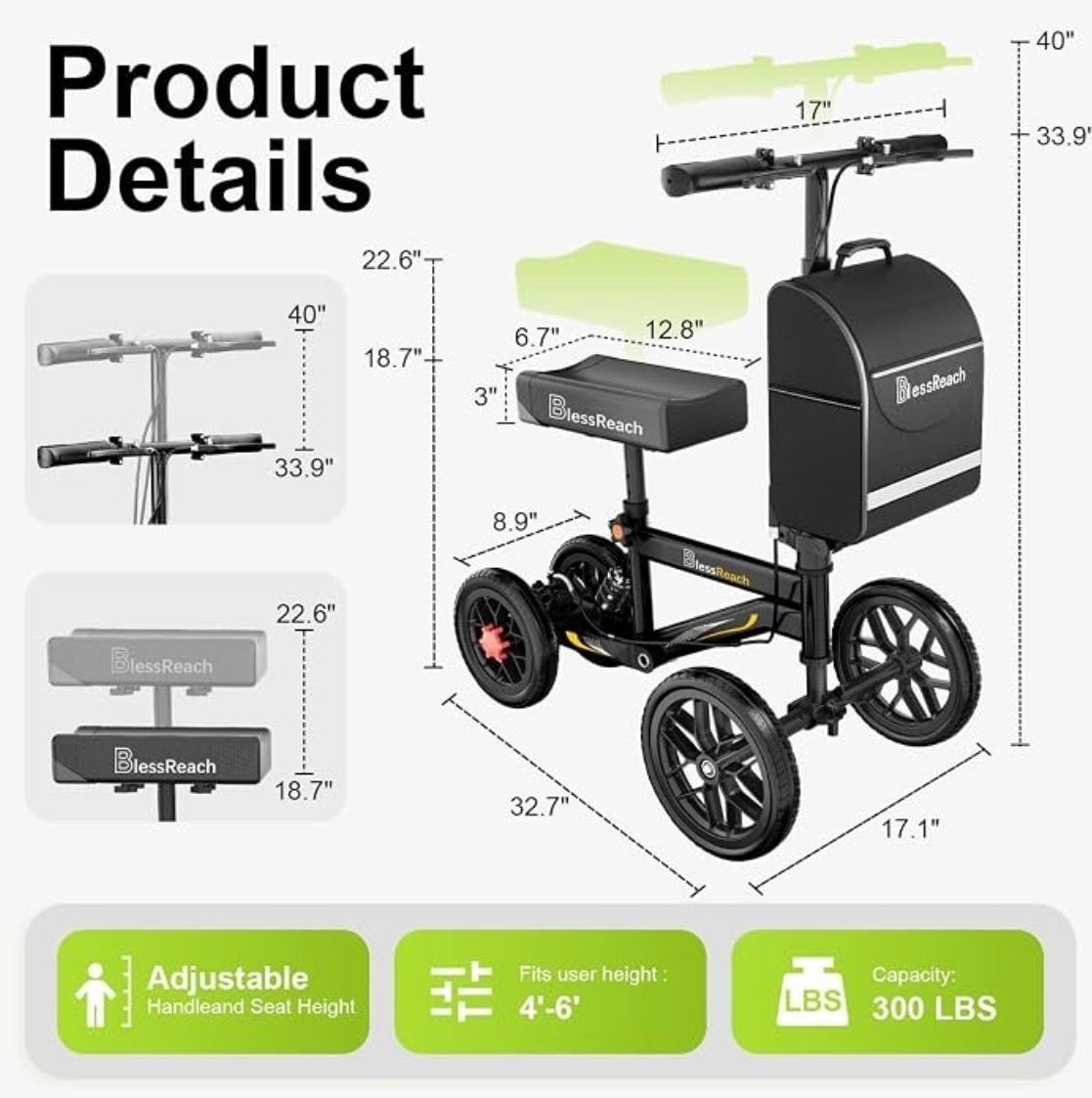All Terrain Knee Scooter