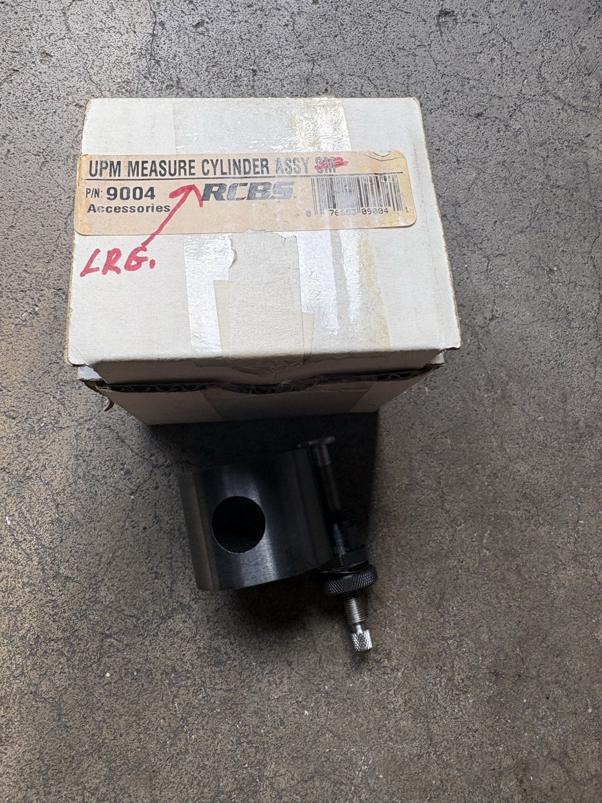 RCBS Uniflow UPM MEASURING CYLINDER ASSEMBLY large