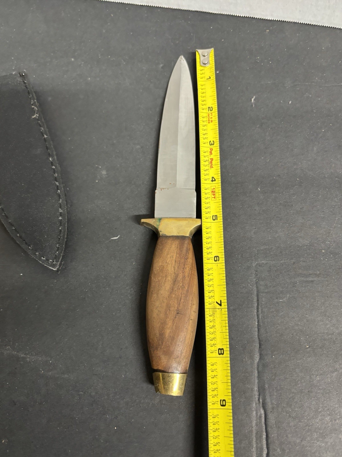 BOOT KNIFE Dagger Steel Blade & Sheath
