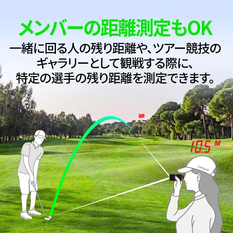 GOLFZON CaddyTalk Minion PLUS Black Golf Rangefinder 2025 w/ Caddy Mode