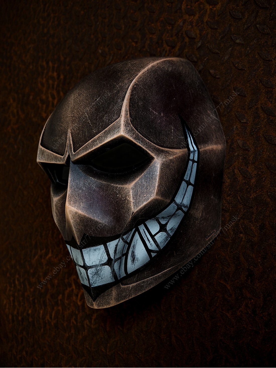 Custom Airsoft Mask Full Face BB Gun Helmet Halloween Costume Cosplay Smiley A17