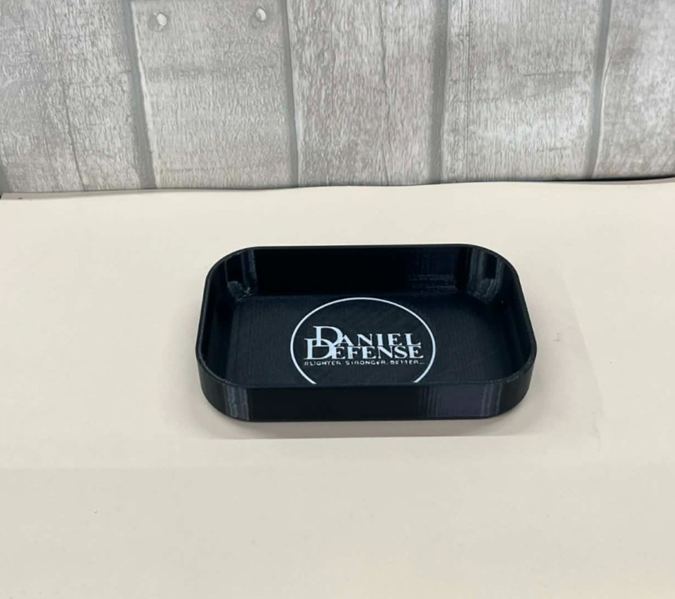 Daniel Defense Parts Tray/ Pocket Dump Tray/ Gun Cleaning Tray 3D Printed 4x6