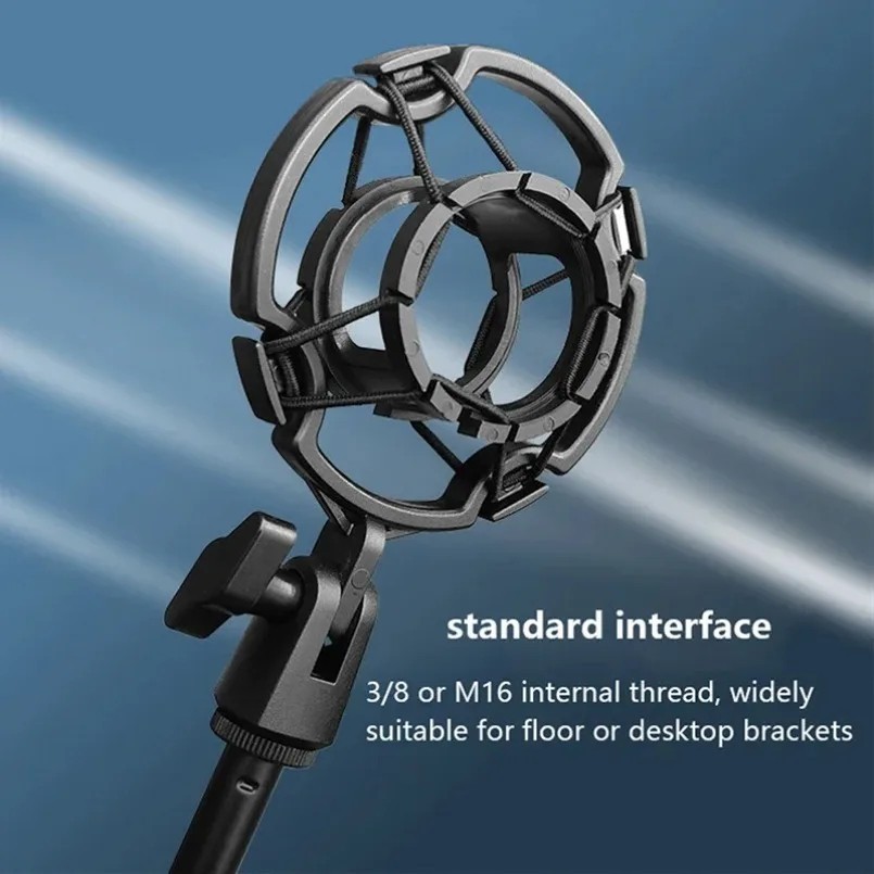 Condenser Microphone Shock Mount Holder 42-46mm Anti Vibration Studio Clip