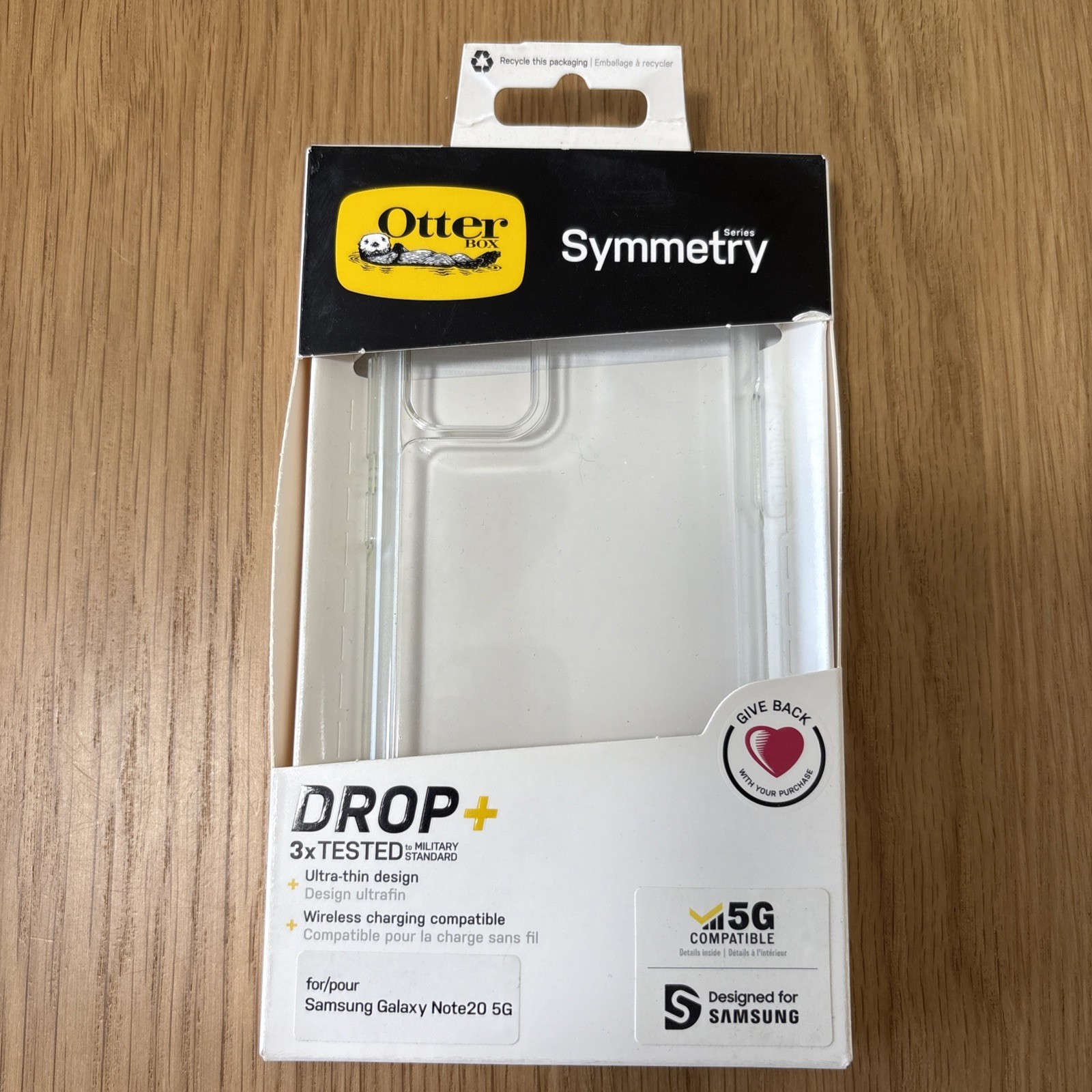 OtterBox SYMMETRY SERIES Case for Samsung Galaxy Note20 5G - Clear