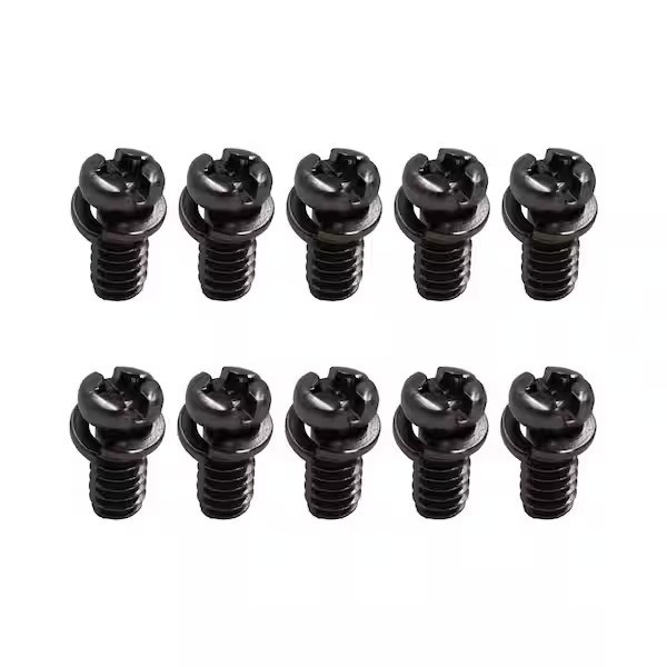 Commercial Electric Chrome Ceiling Fan Motor Screw Kit (10-Pack) Long lasting