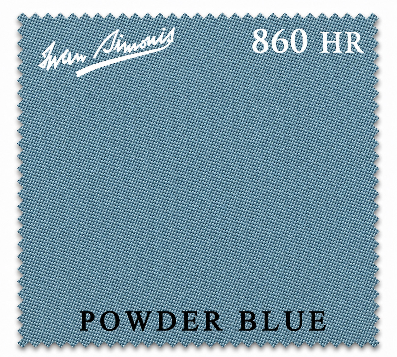 8' Simonis 860HR Pool Table Cloth - Powder Blue - AUTHORIZED DEALER