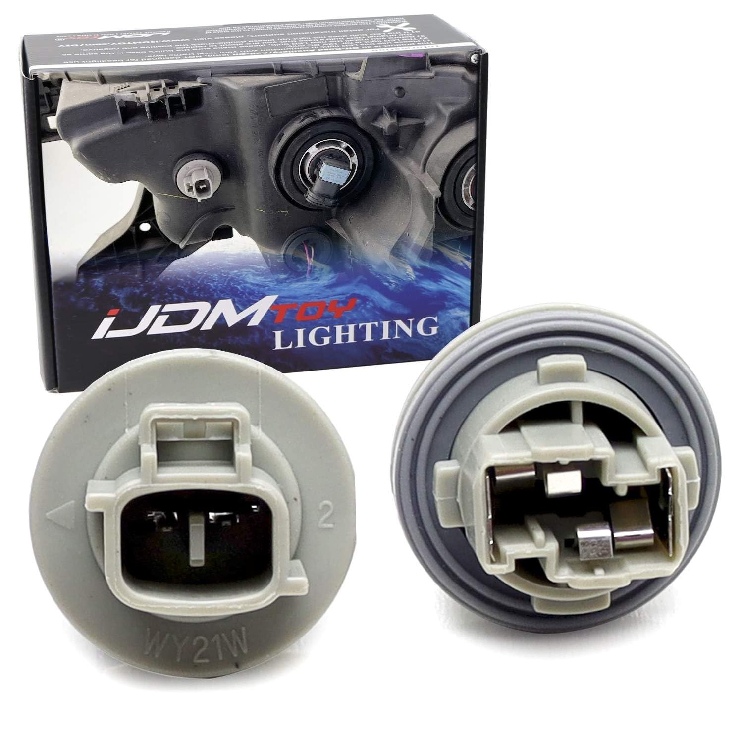 OE-Spec 7440 WY21W Turn Signal Light Bulb Sockets For Toyota Lexus 90075-99080
